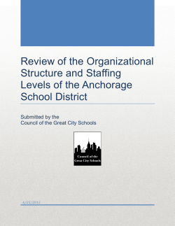 Review of the Organizational Structure and Staffing Levels of the