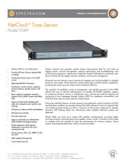 NetClock&reg; Time Server