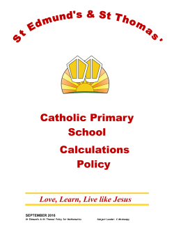 Progression in Written Strategies for Addition