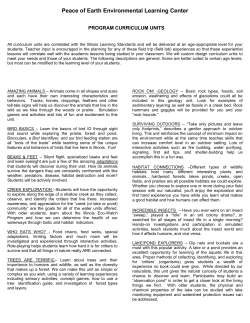 FOOD CHAINS - Relationships between animals and how they