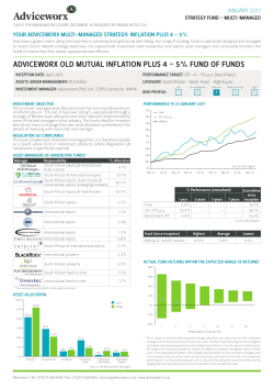 adviceworx old mutual inflation plus 4