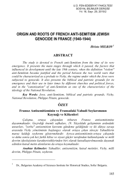 origin and roots of french anti-semitism jewish genocide