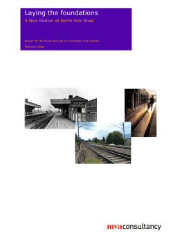 A New Station at North Pole Road - Royal Borough of Kensington