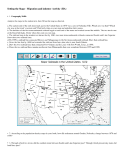 Setting the Stage - Migration and industry Activity (HA)