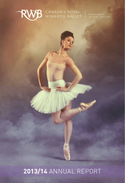 2013/14 annual report - Royal Winnipeg Ballet