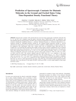 Prediction of spectroscopic constants for diatomic molecules in the