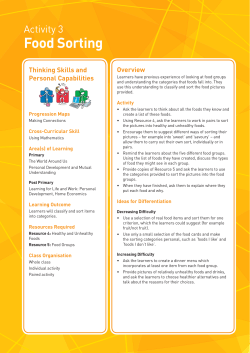 Food Sorting