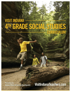 VISIT INDIANA: 4th GRADE SOCIAL STUDIES