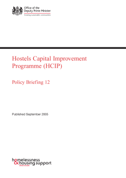 Hostels Capital Improvement