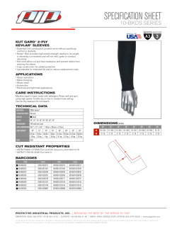 specification sheet - Protective Industrial Products