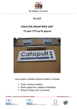 TO LET CREATIVE INDUSTRIES UNIT 72 sqm (775 sq ft) approx