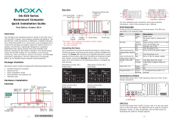 DA-820 Series Quick Installation Guide