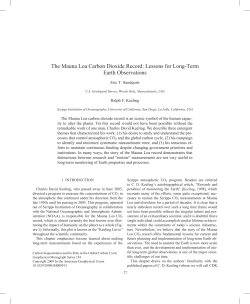 The Mauna Loa Carbon Dioxide Record: Lessons for Long