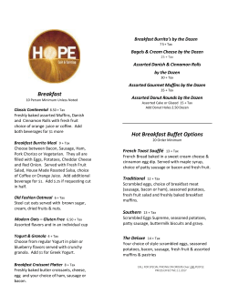 Breakfast Hot Breakfast Buffet Options