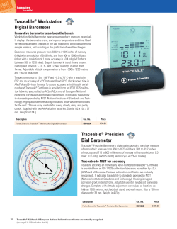 Traceable&reg; Precision Dial Barometer