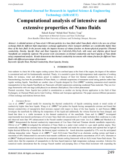 Computational analysis of intensive and extensive properties of