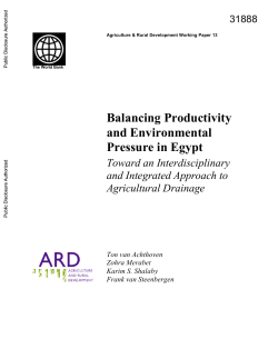 83 pages - World bank documents