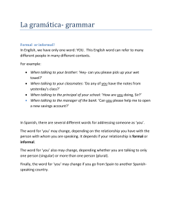La grama tica- grammar