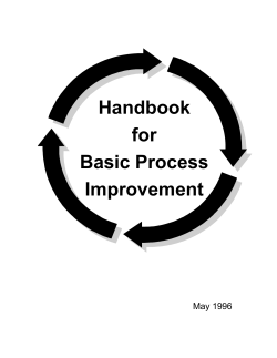 Handbook for Basic Process Improvement