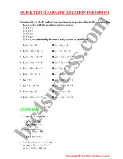 answers - bsc4success