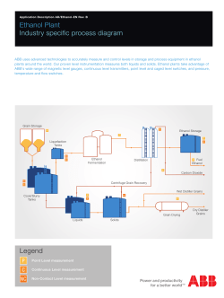Ethanol Plant Industry specific process diagram Legend