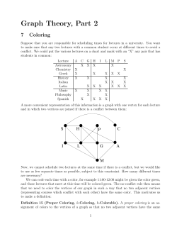Graph Theory, Part 2