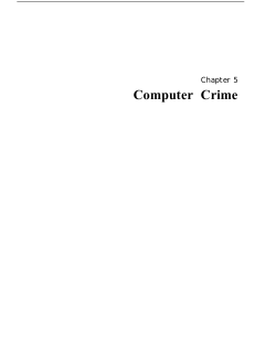 Chapter 5 Computer Crime