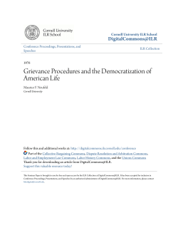 Grievance Procedures and the Democratization of American Life