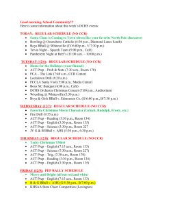 Good morning, School Community!!! Here is some information about