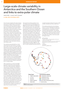 Large-scale climate variability in Antarctica and the Southern Ocean