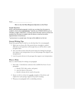 General Writing Tips What to Write