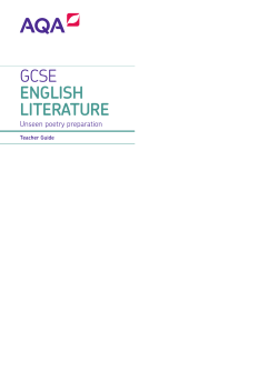 AQA-8702-TG-UNSEEN-POETRY GUIDE