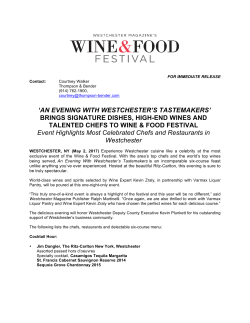 brings signature dishes, high-end wines and talented chefs to wine