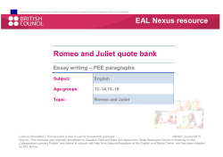 Essay writing - PEE paragraphs PDF - EAL Nexus