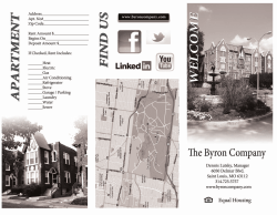 Byron Company Welcome Brochure