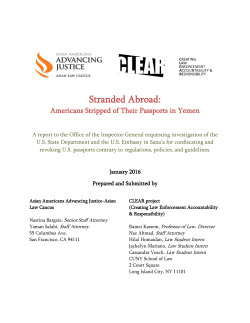 Stranded Abroad: Americans Stripped of Their Passports in Yemen