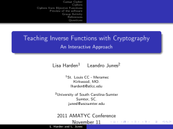 Teaching Inverse Functions with Cryptography