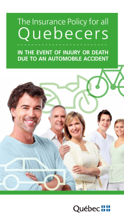 The Insurance Policy for all Quebecers