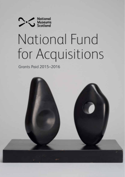 2016 report - National Museums Scotland