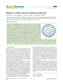 Matriarch: A Python Library for Materials
