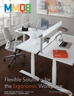 Flexible Solutions for the Ergonomic Workplace