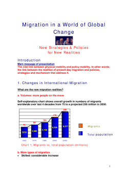 Migration in a World of Global Change