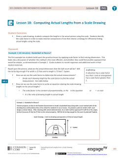 Lesson 18: Computing Actual Lengths from a Scale