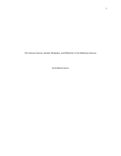 1 The Literary Cosmos: Symbol, Metaphor, and