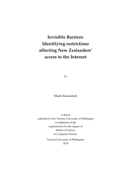 Invisible Barriers: Identifying restrictions affecting New Zealanders