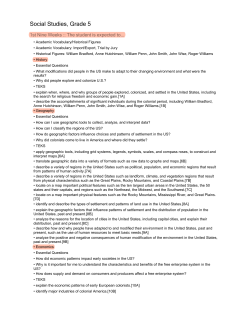 Social Studies, Grade 5