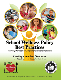 School Wellness Manual