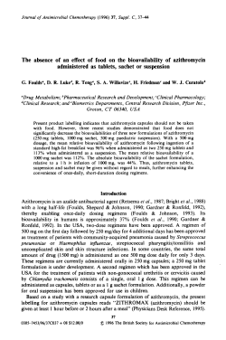The absence of an effect of food on the bioavailability of