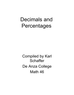 decimal/ratio problems