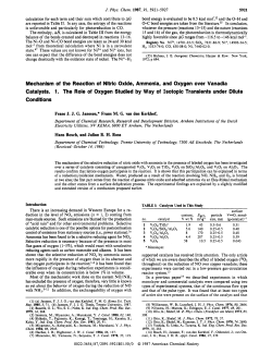 Mechanism of the reaction of nitric oxide, ammonia, and oxygen